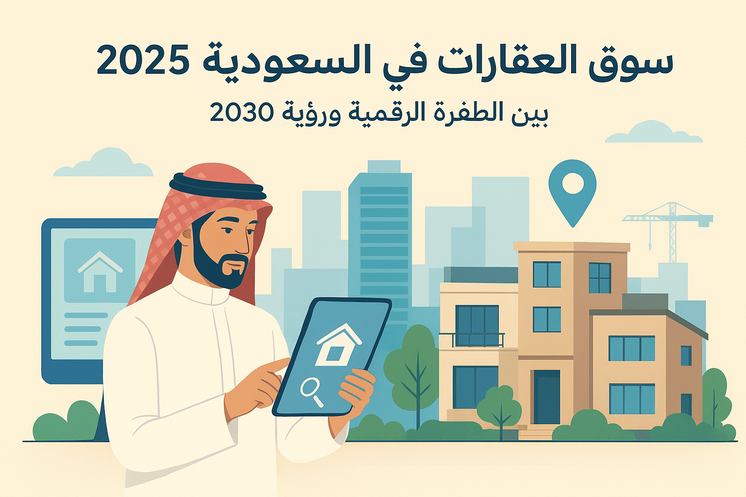 سوق العقارات في السعودية 2025: بين الطفرة الرقمية ورؤية 2030